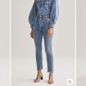 Agolde Blue Ankle & Cropped Jeans